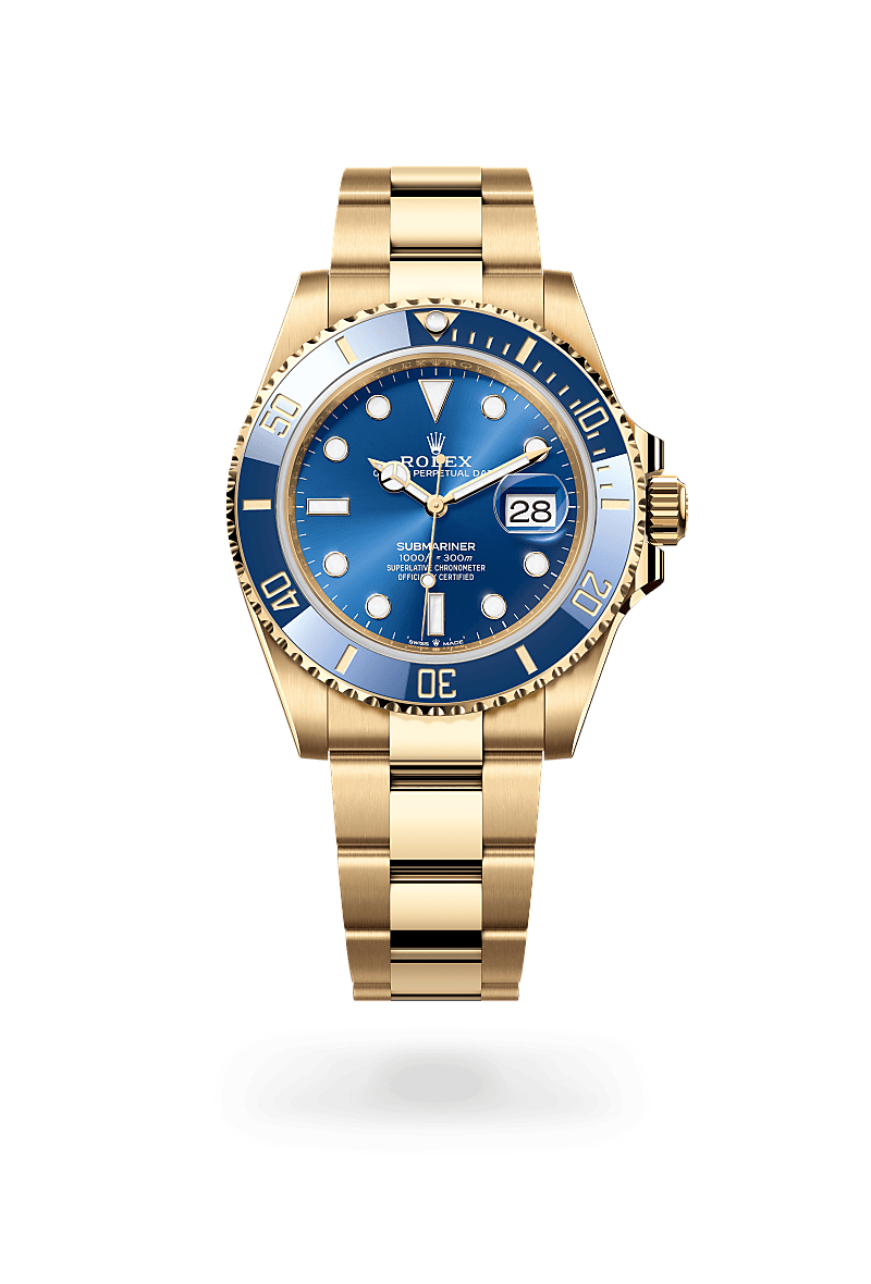 rolex Submariner de oro amarillo de 18 quilates, M126618LB-0002 - Perodri Joyeros