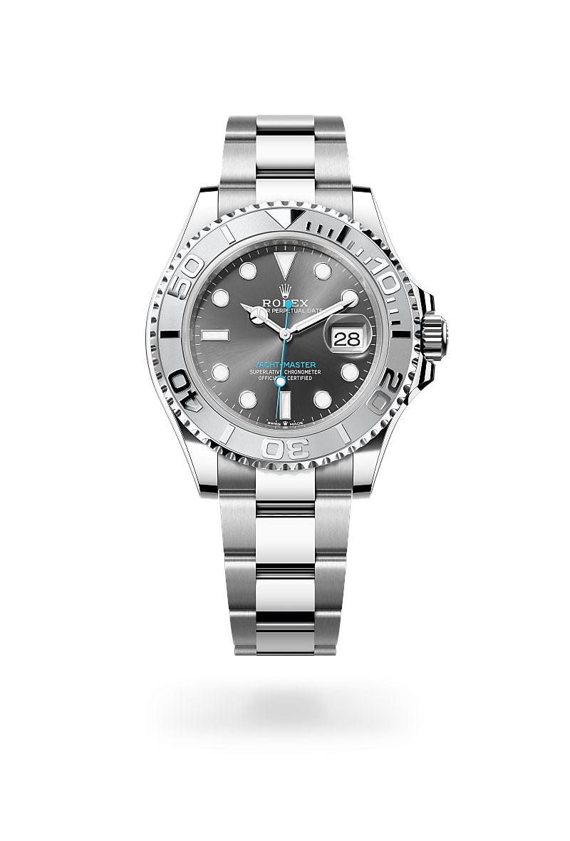 rolex Yacht-Master de Rolesium —combinación de acero Oystersteel y platino, M126622-0001 - Perodri Joyeros