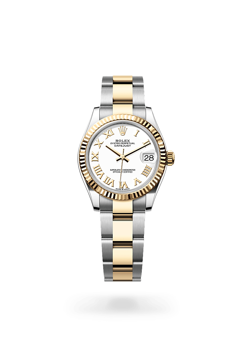 rolex Datejust de Rolesor amarillo —combinación de acero Oystersteel y oro amarillo, M278273-0001 - Perodri Joyeros
