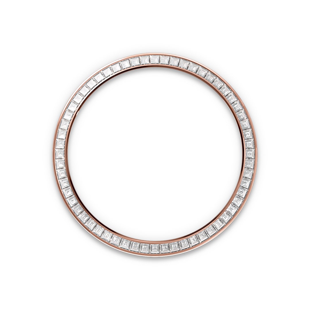 Diamond-set bezel - M128395TBR-0032