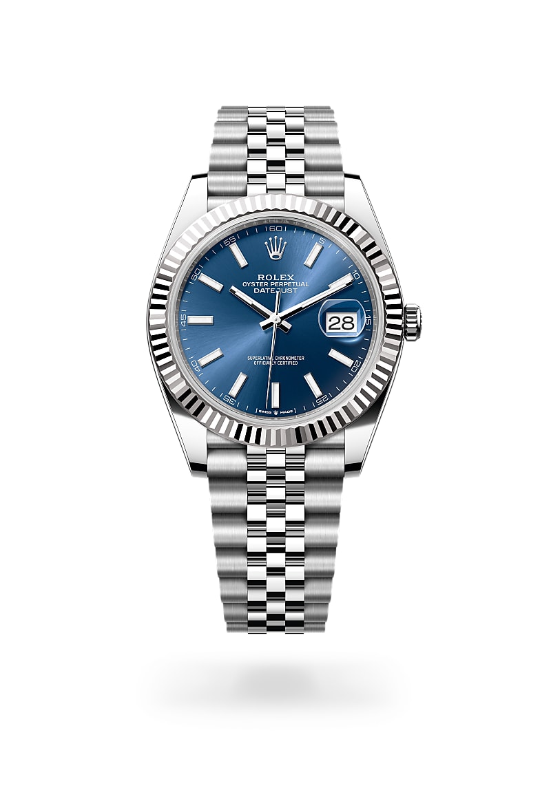 rolex Datejust de White Rolesor - combination of Oystersteel and white gold, M126334-0002 - Perodri Joyeros