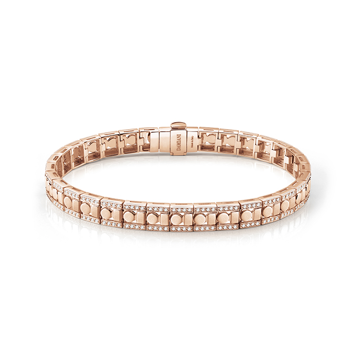 Pulsera de oro rosa Belle Époque Reel