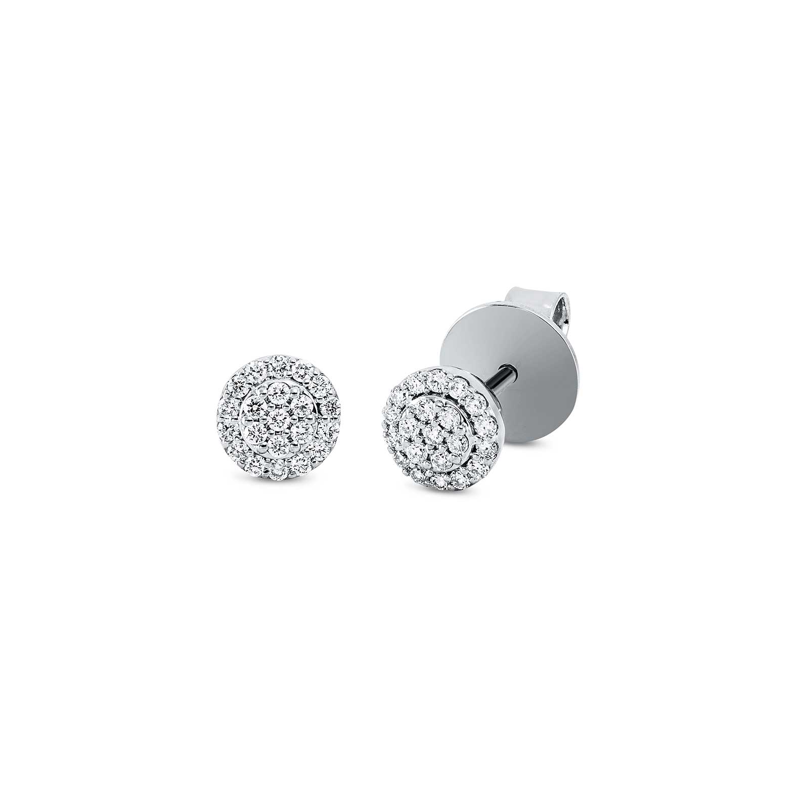 Pendientes Cristina Wish en oro amarillo con diamantes en talla princesa y marquise