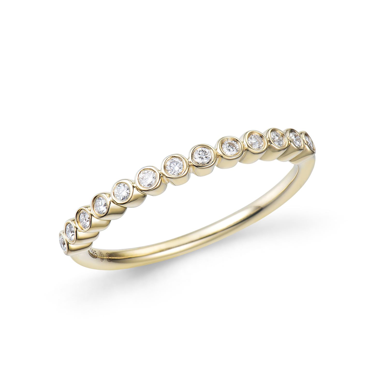 Sortija Cristina Wish en oro amarillo con diamantes talla brillante W321131118YD04 - Sortija de brillantes