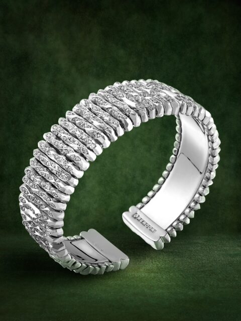 El brazalete Salvaje en oro blanco con diamantes es un homenaje a la precisión emocional que define a Perodri. Su forma envolvente y texturas facetadas juegan con la luz y la fuerza, creando un equilibrio perfecto entre carácter y delicadeza.
#PerodriJoyeros #ColecciónSalvaje