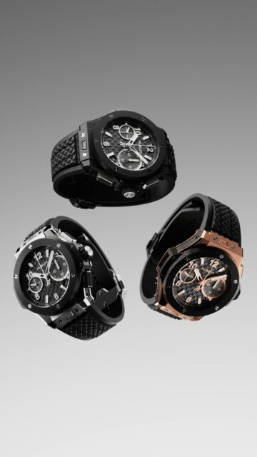 Big Bang Original Unico. Tres materiales. Una misma arquitectura. Impulsados por UNICO, el movimiento cronógrafo automático desarrollado íntegramente por Hublot, estos modelos concentran dos décadas de innovación, ingeniería y precisión en el corazón de cada pieza. #Hublot