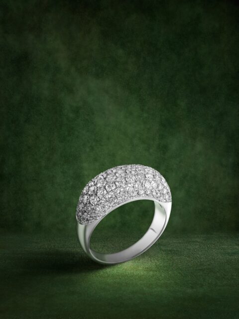 En Venus, la sortija se concibe como un volumen de luz: una estructura donde el pavé define forma, presencia y carácter. Así surge una superficie de luz construida con exactitud, donde cada decisión responde a una misma intención.

#PerodriJoyeros #ColecciónVenus