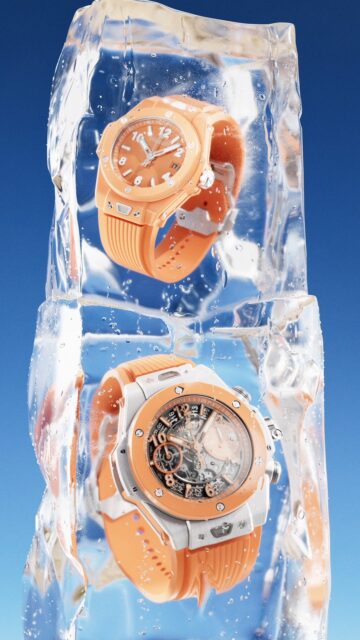 El Big Bang Titanium Peach Ceramic ha sido diseñado para disfrutar de un verano fresco, vibrante y con un estilo desenfadado.
#Hublot