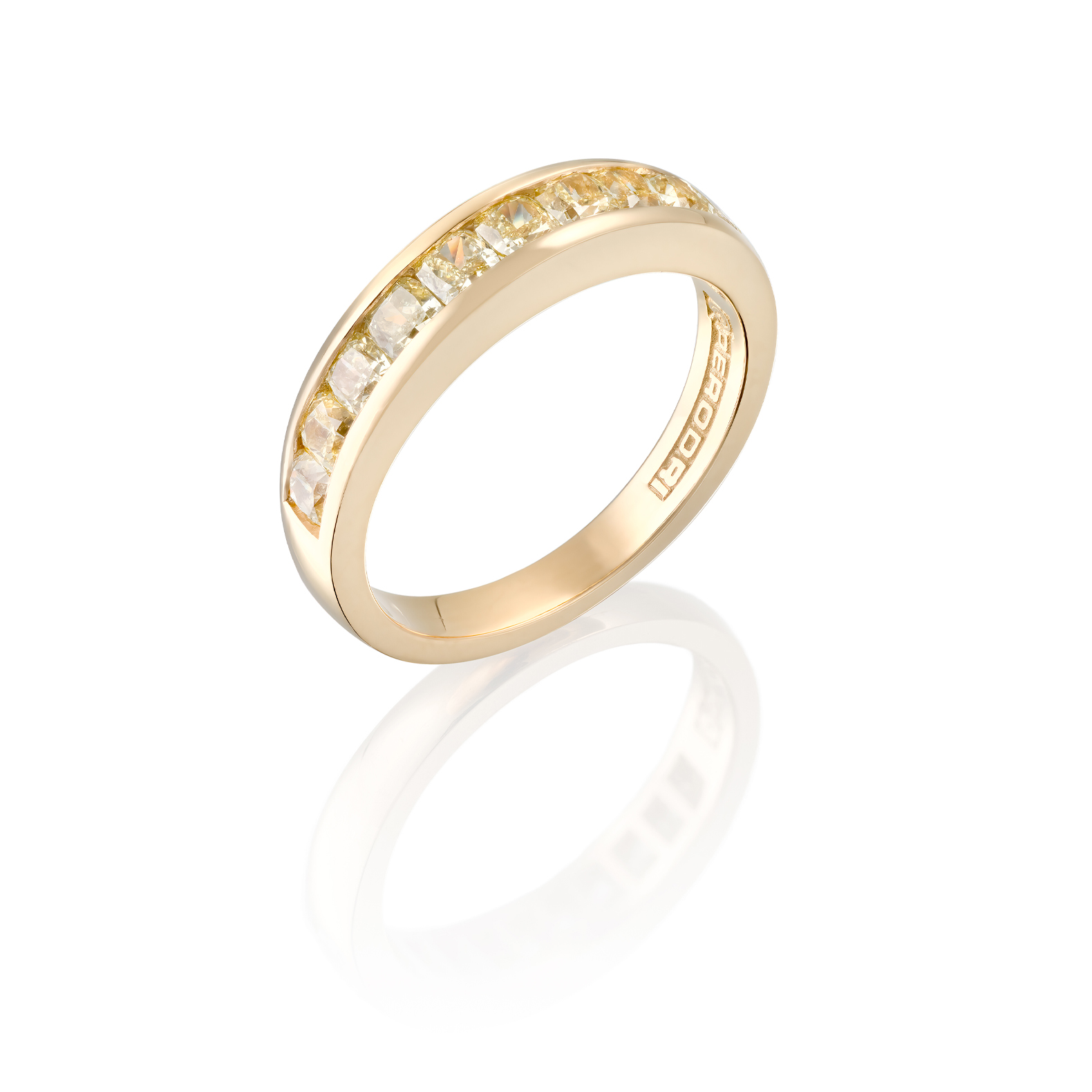 Yellow Gold and Diamond Ring
