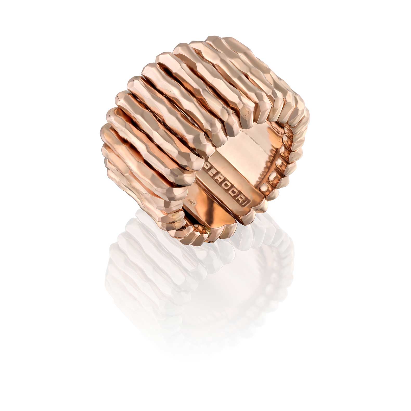 Sortija de oro rosa