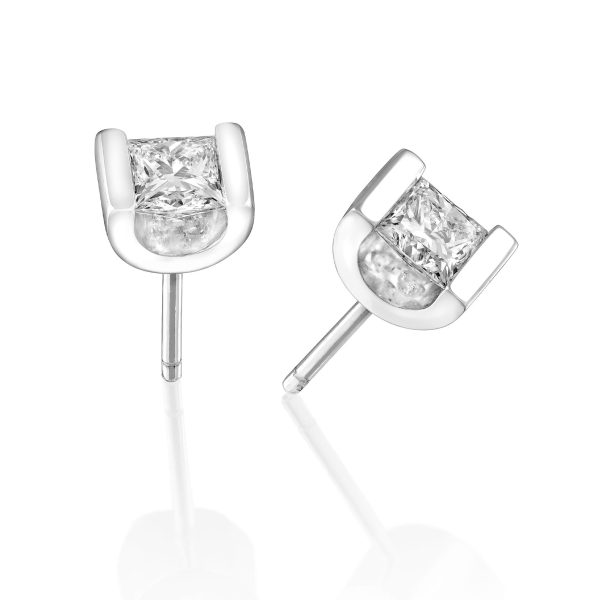 Pendientes de Oro Blanco