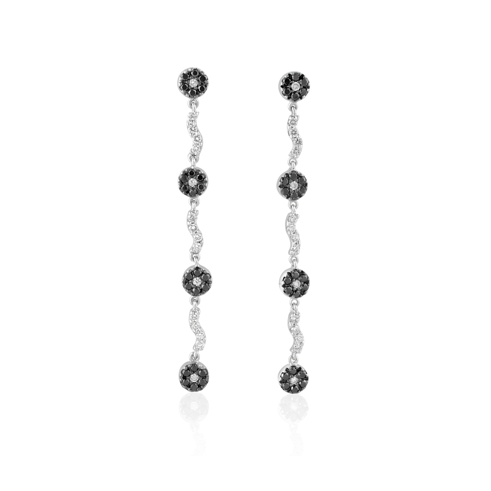 Pendientes de Oro Blanco