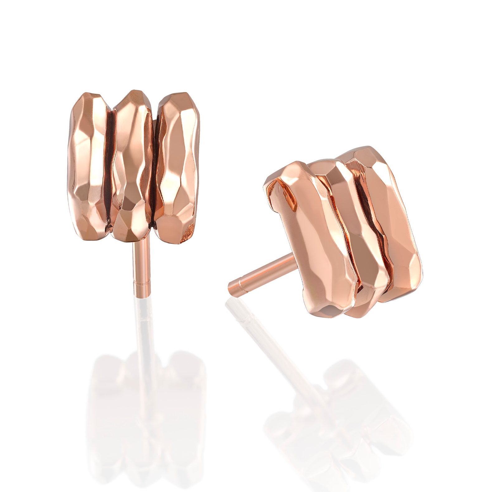 Pendientes de Oro Rosa