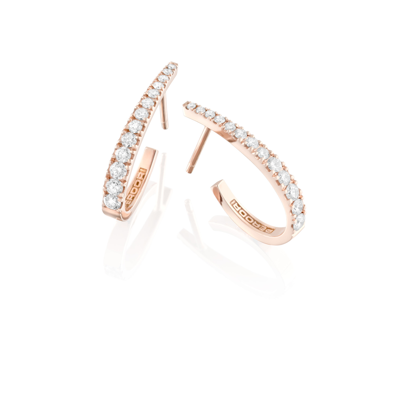 Pendientes de Oro Rosa