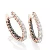 Pendientes de Oro Rosa