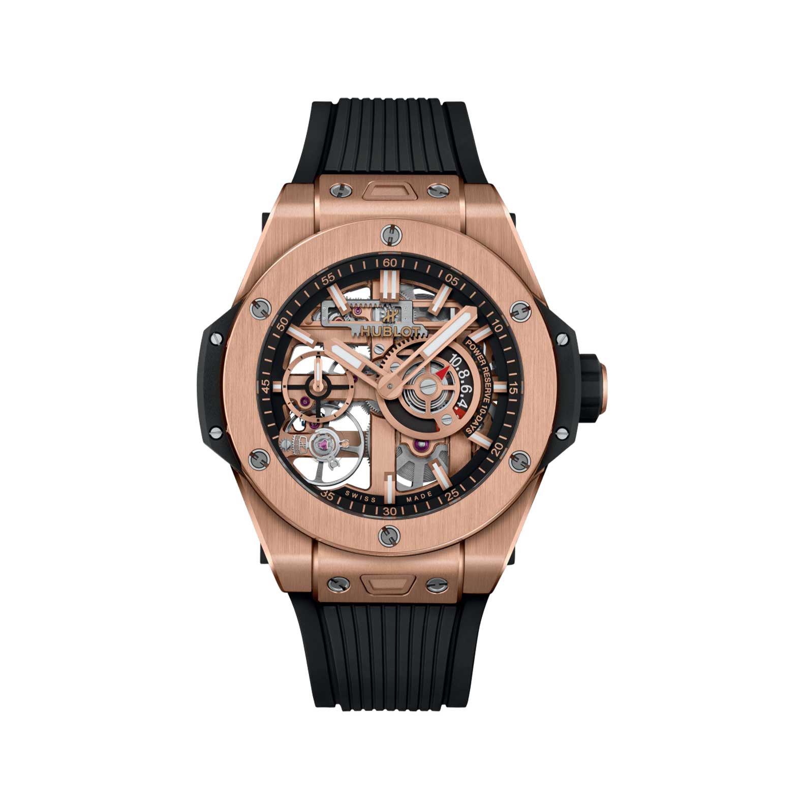 Reloj skeleton Hublot Big Bang MECA-10 King Gold (444.OX.1180.RX)