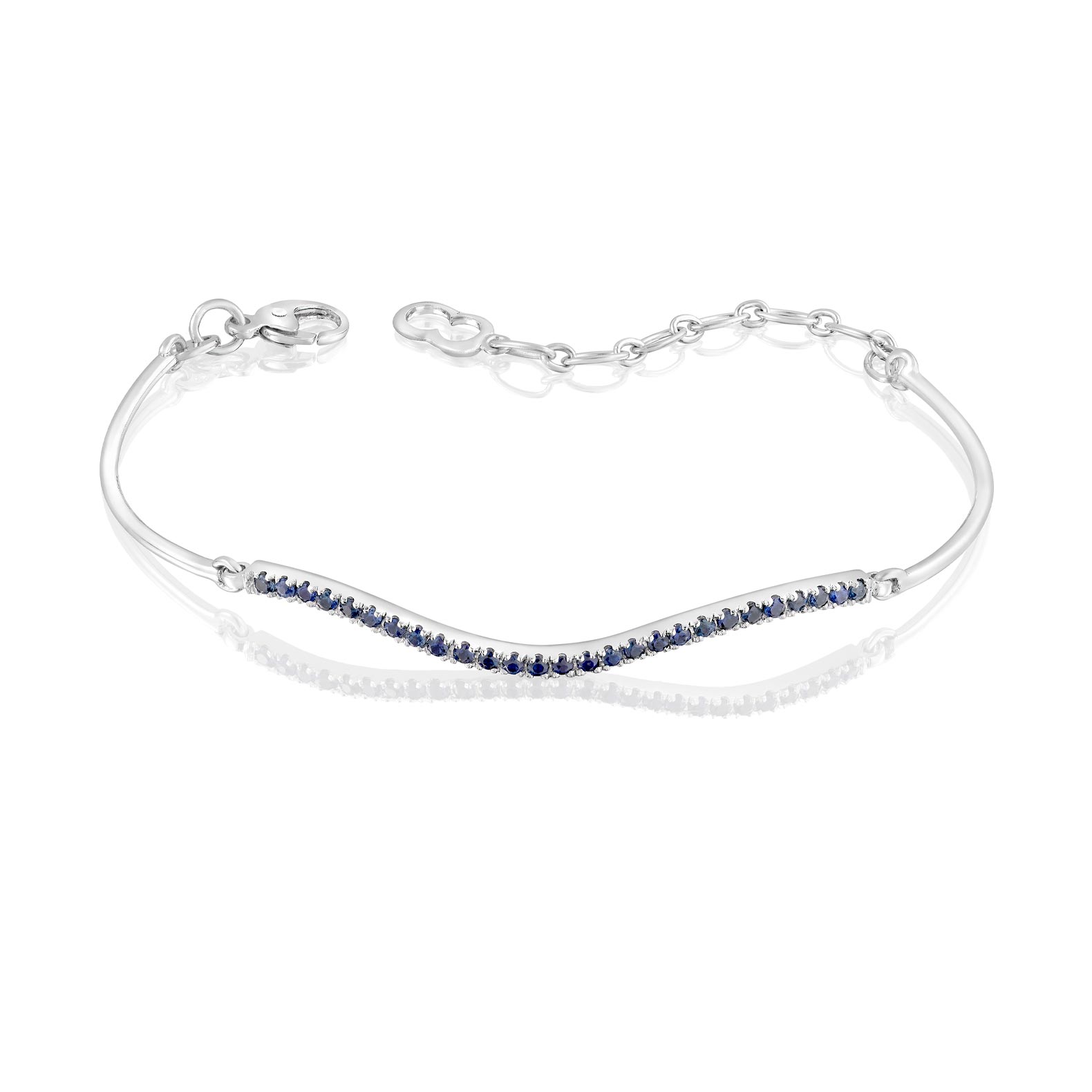 Pulsera de Oro Blanco