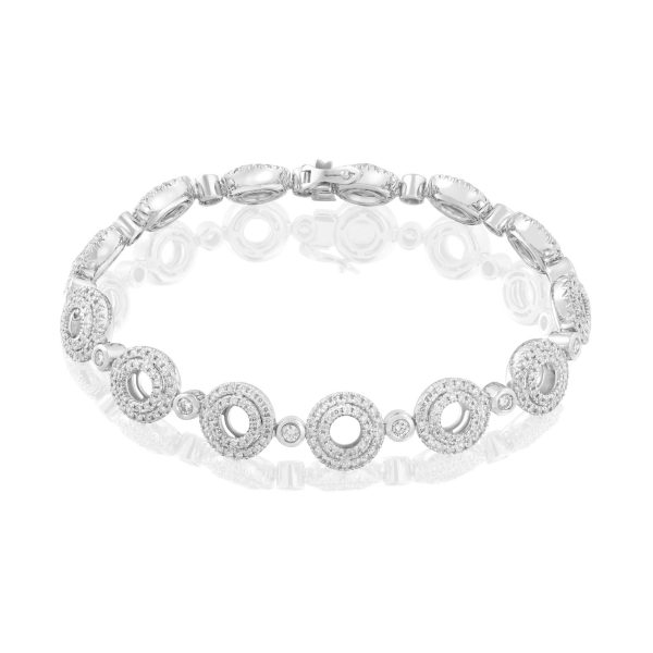 Pulsera de Oro Blanco