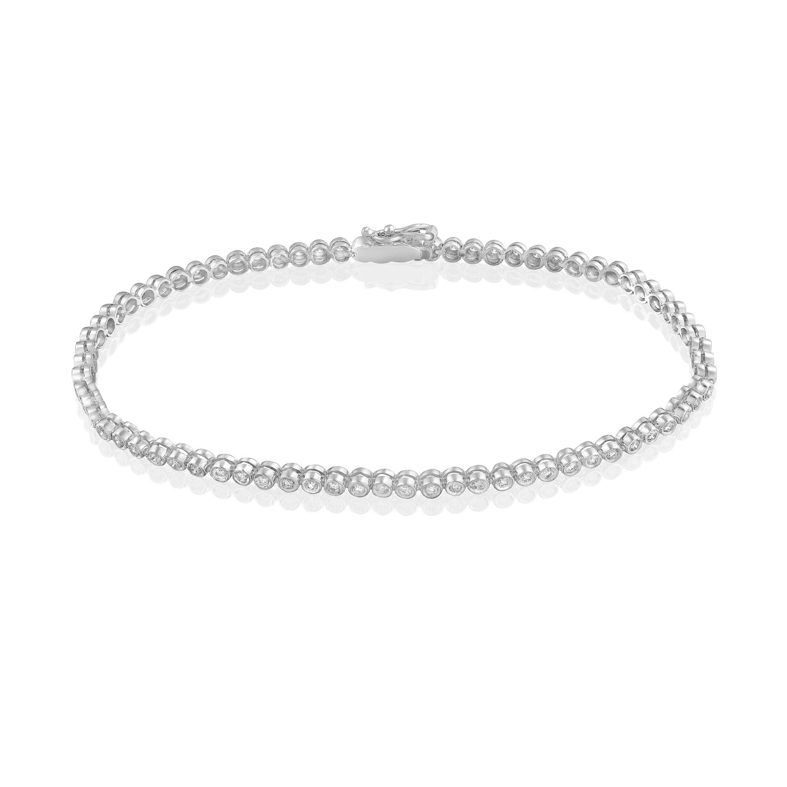 Pulsera de Oro Blanco