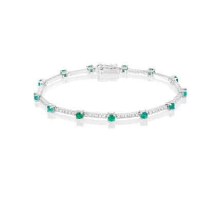 Pulsera de Oro Blanco