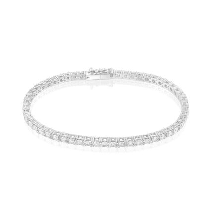Pulsera de oro blanco
