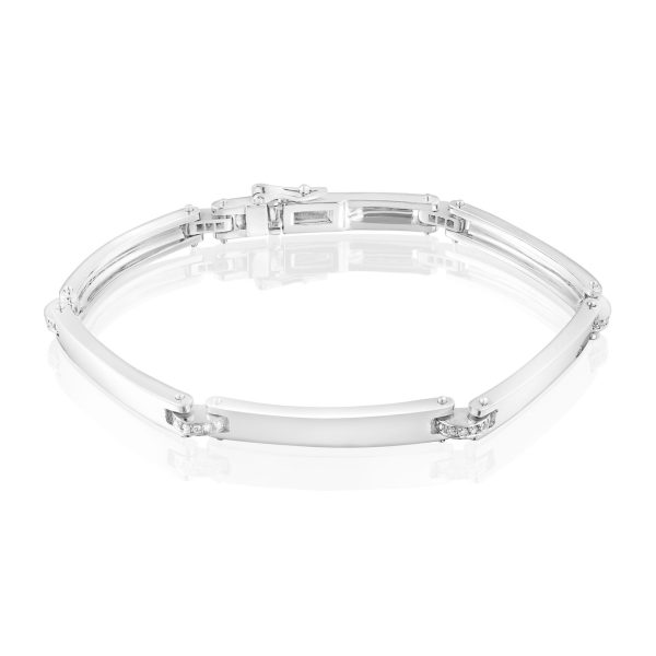 Pulsera de Oro Blanco