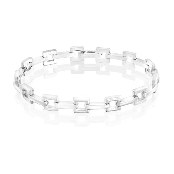 Pulsera de Oro Blanco