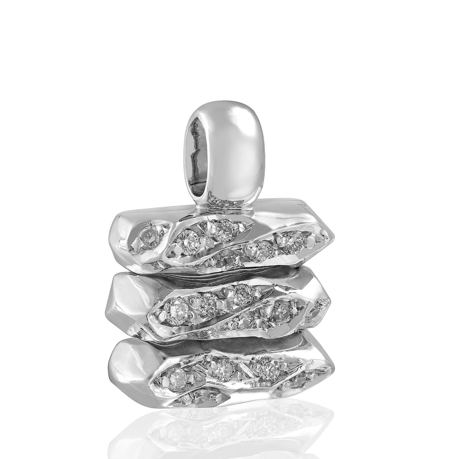 Colgante de Oro Blanco