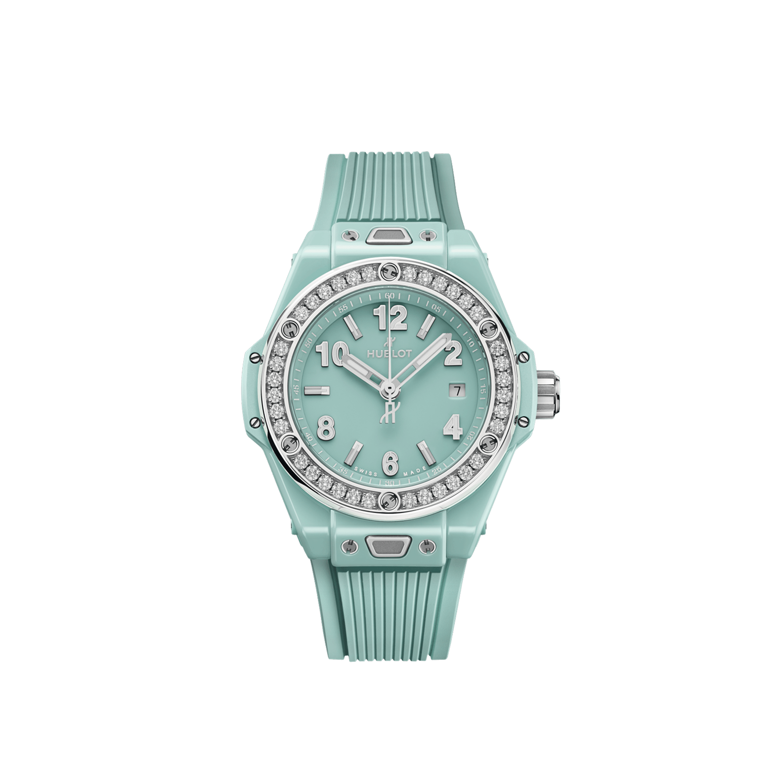 HUBLOT BIG BANG ONE CLICK MINT GREEN CERAMIC BTES HUBLOT BIG BANG ONE CLICK MINT GREEN CERAMIC BTES