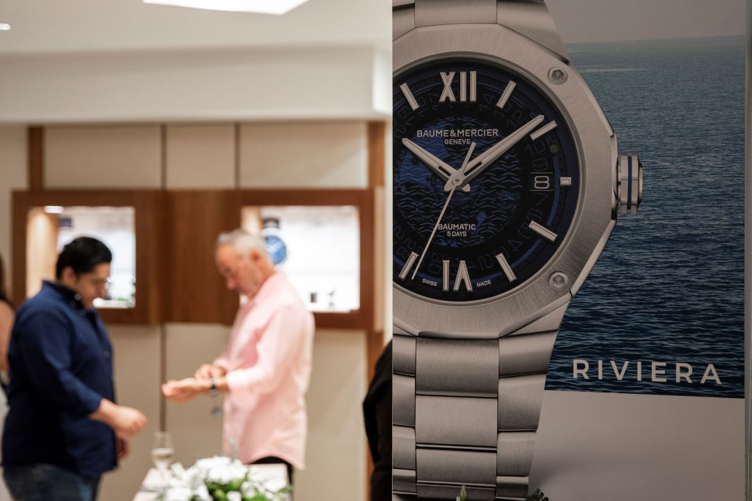 Baume & Mercier presenta la colección Riviera junto a Perodri Joyeros en Santander Baume & Mercier presenta la colección Riviera junto a Perodri Joyeros en Santander