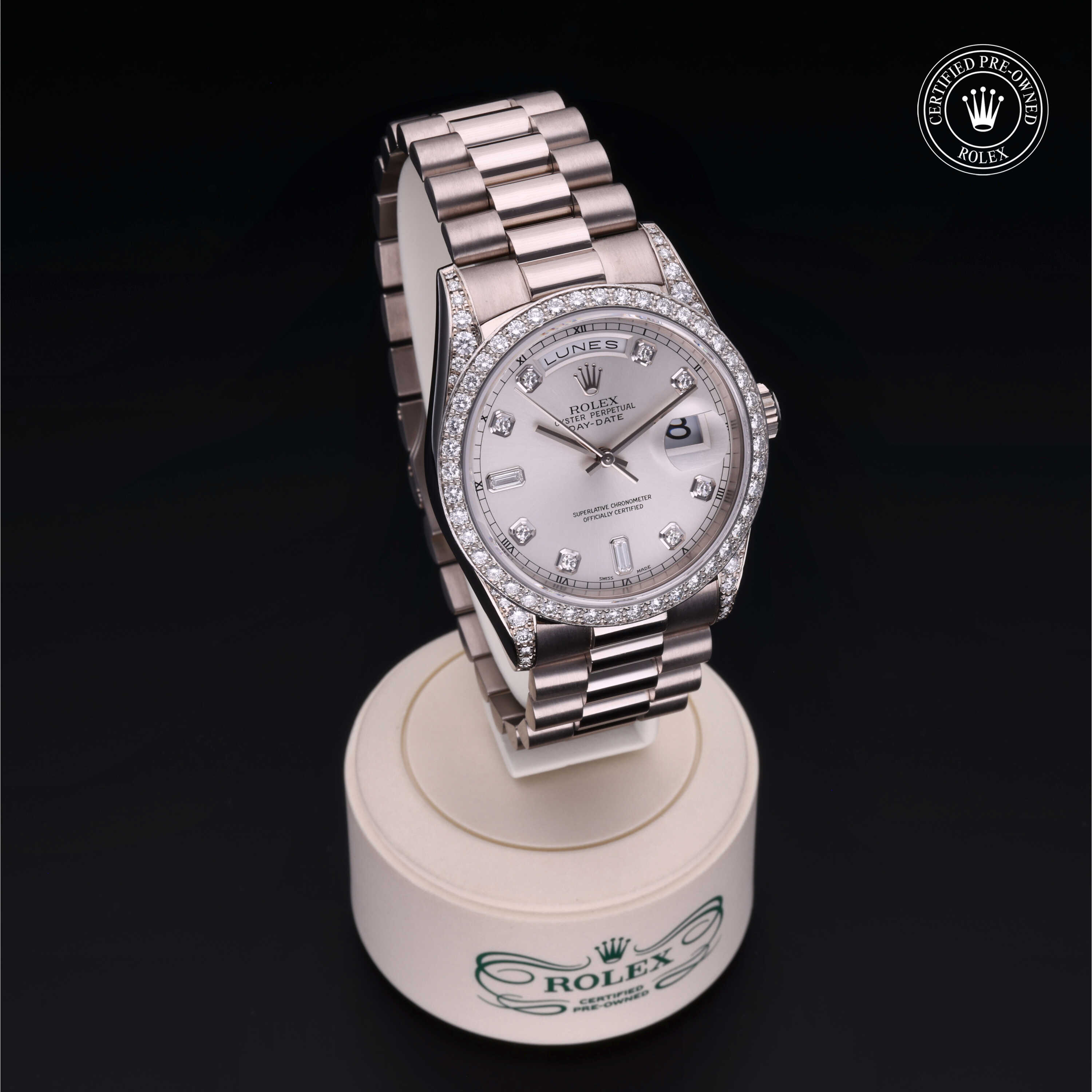 Rolex day date oro blanco outlet