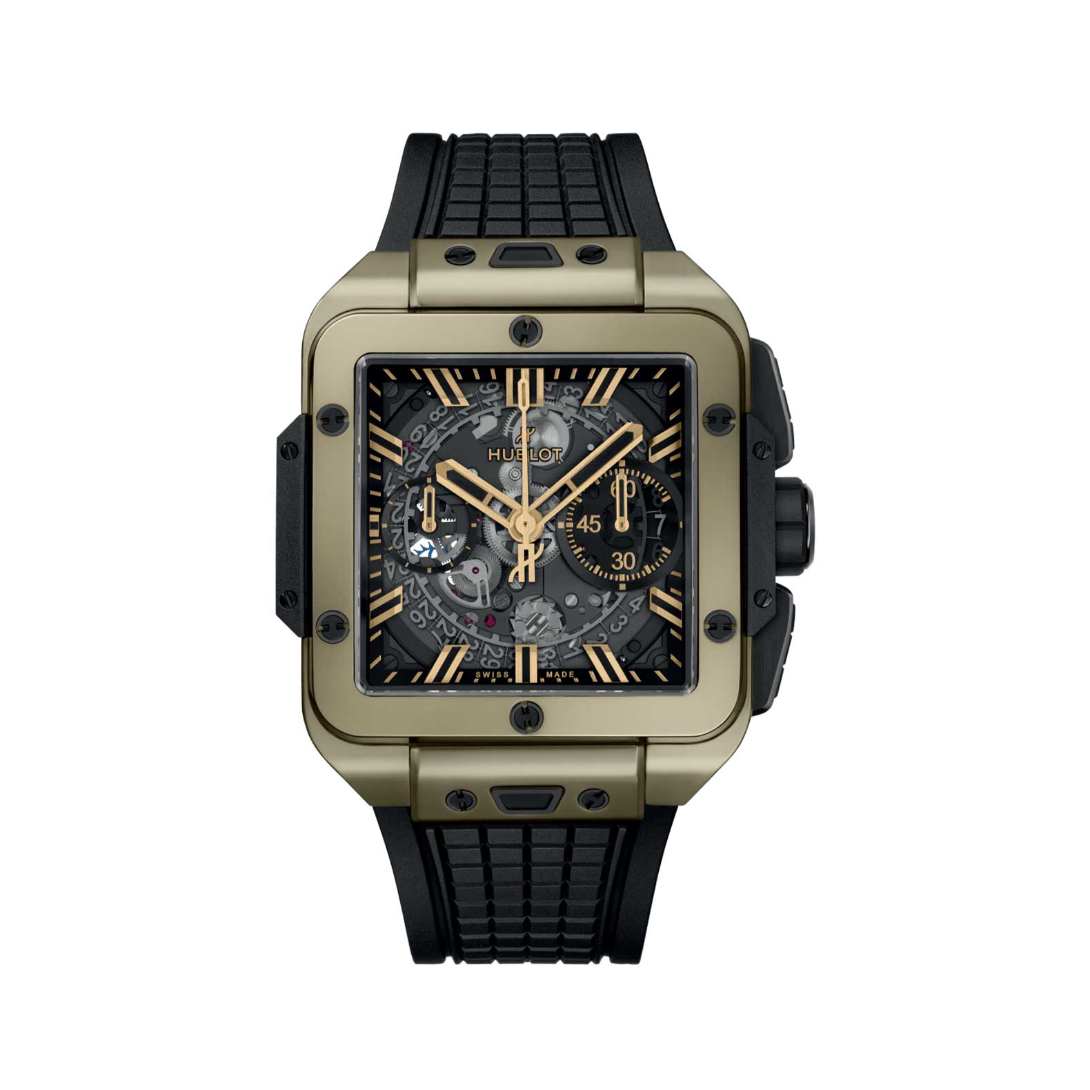 La innovación de Hublot en la relojería de lujo Reloj Hublot Suare Bang Unico con Magic Gold