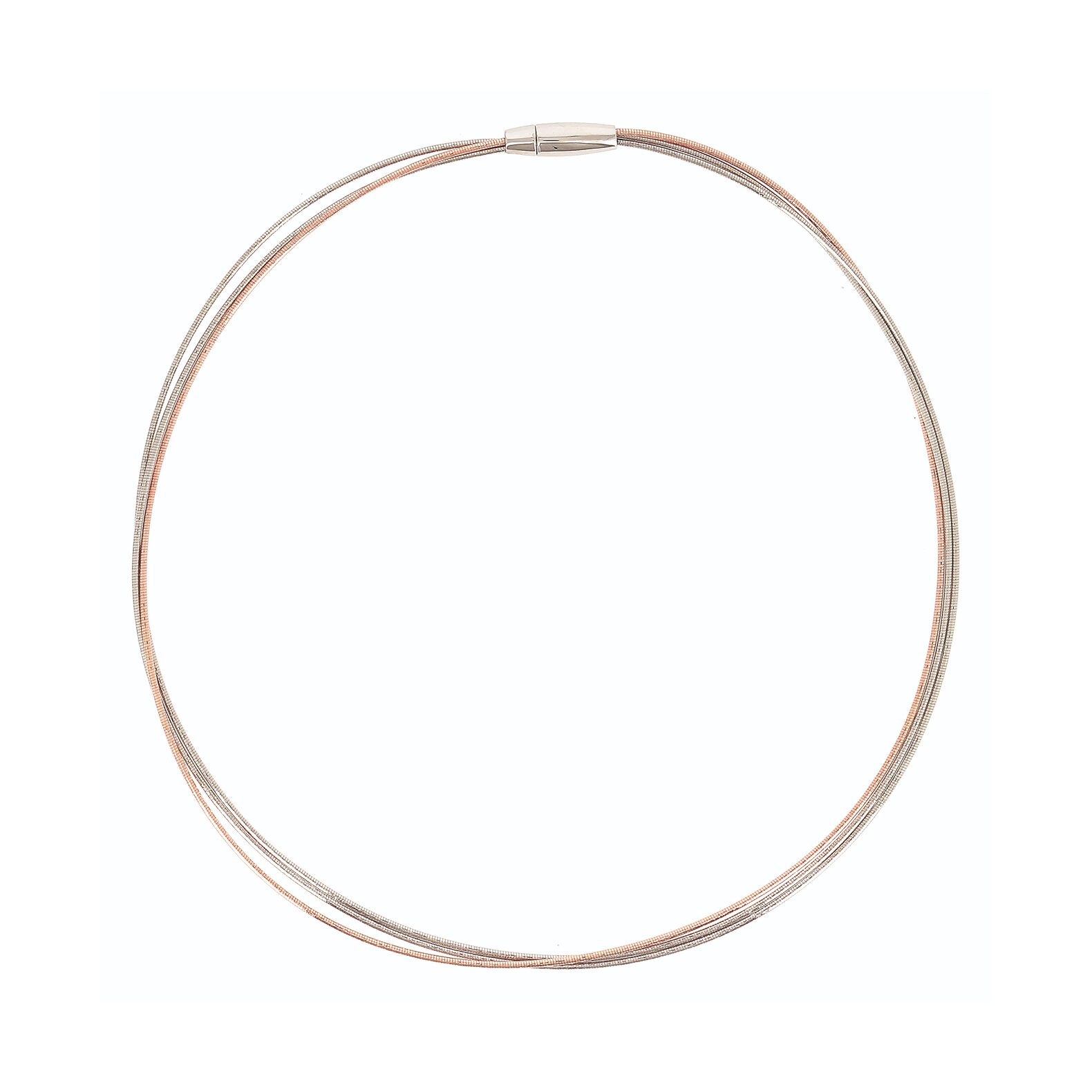 COLLAR PESAVENTO DNA RODIO ROSA