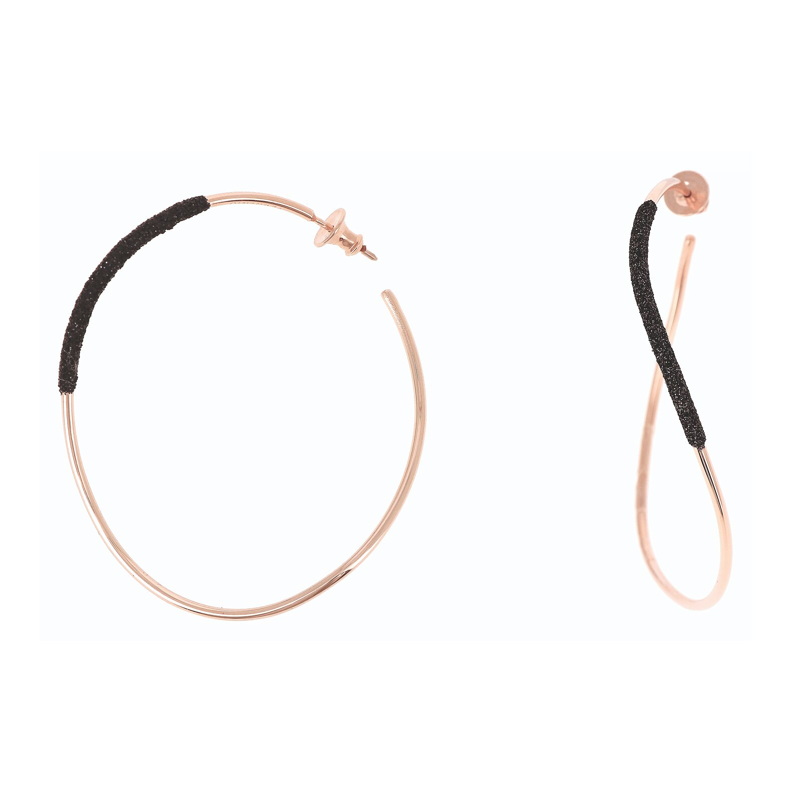 PENDIENTES PESAVENTO POLVERE DI SOGNI ROSA NEGRO