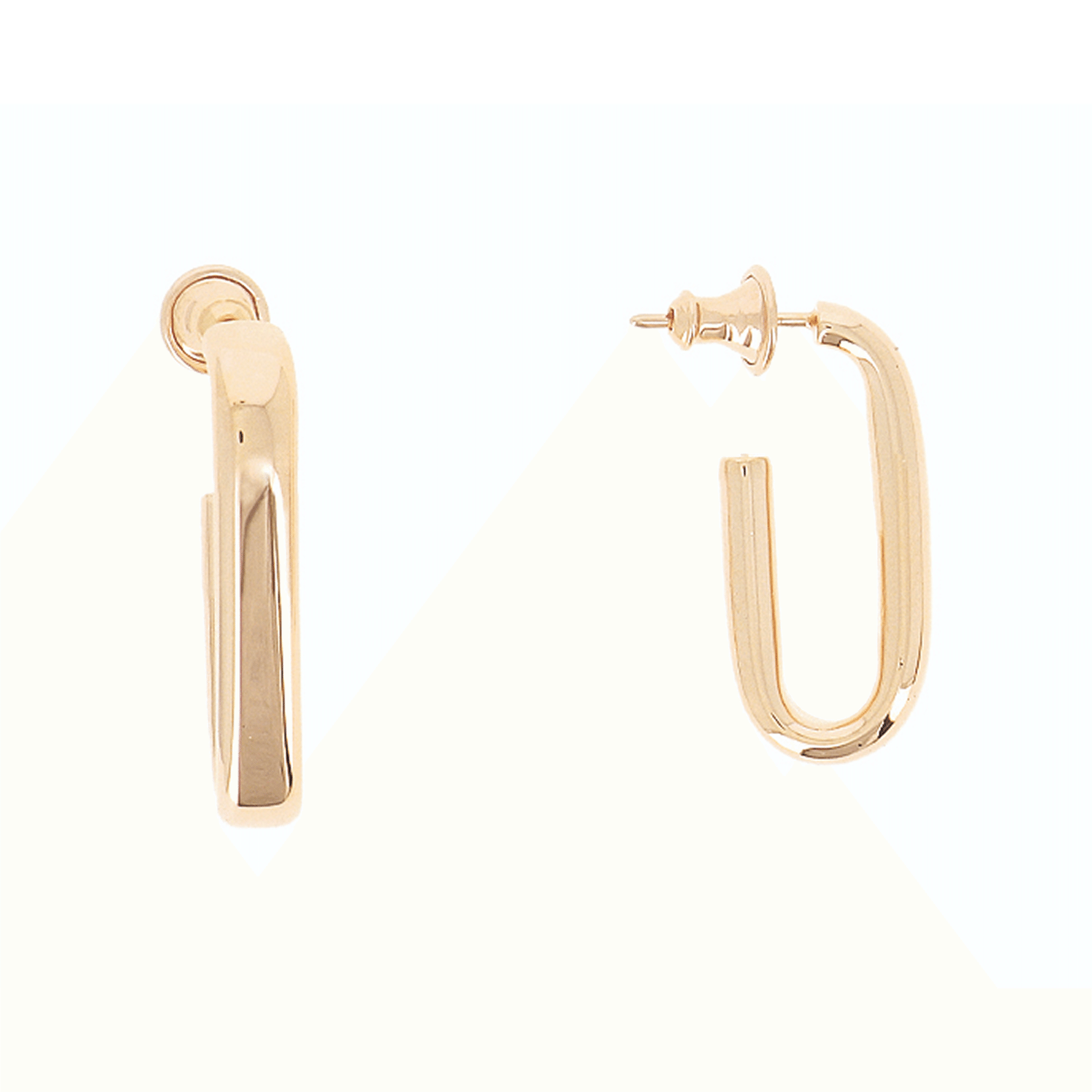 PENDIENTES PESAVENTO AMARILLO LUCIDO