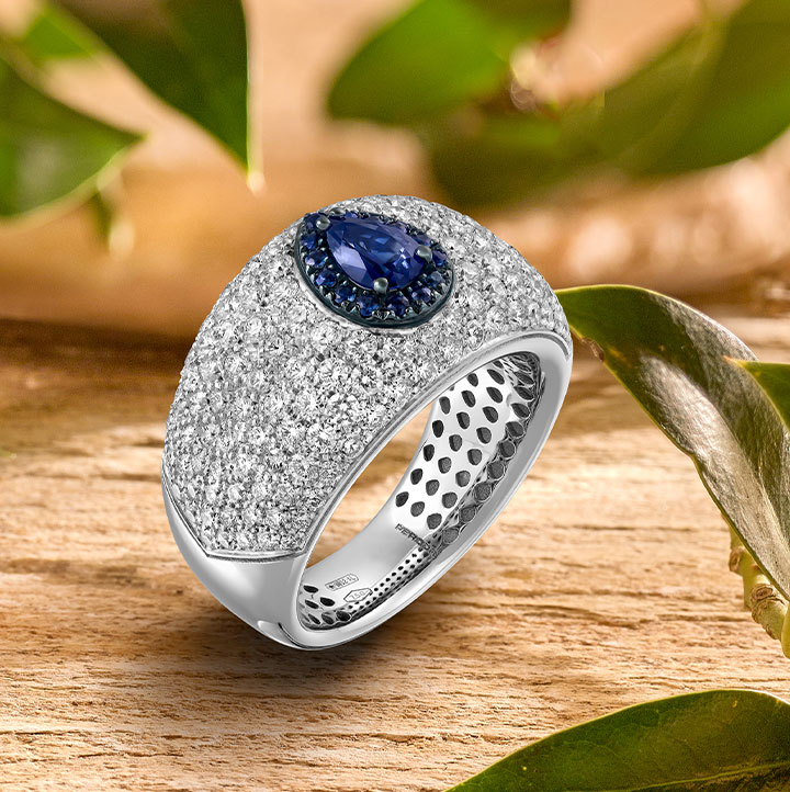anillo oro blanco sin niquel