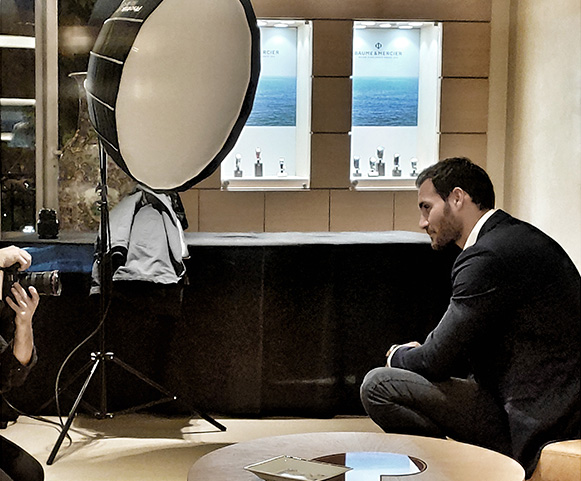 Saúl Craviotto presenta el nuevo Riviera de Baume & Mercier Saúl Craviotto presenta el nuevo Riviera de Baume & Mercier