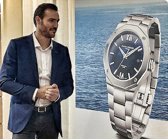 Saúl Craviotto presenta el nuevo Riviera de Baume & Mercier